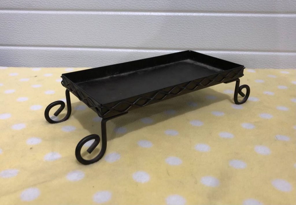 Bronze Wrought Iron Decor Tray Creative Bargains