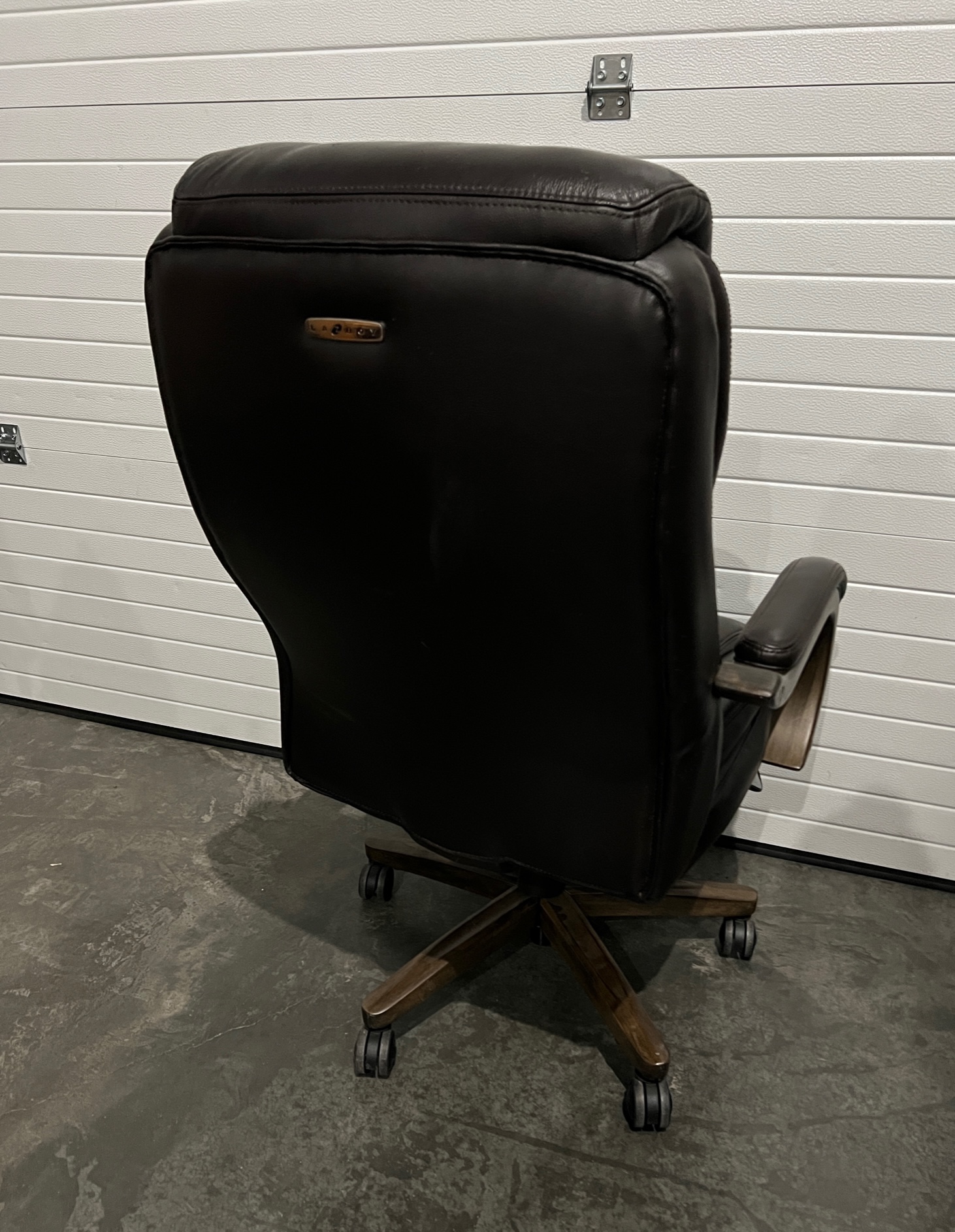 High End Espresso LaZBoy Executive Leather Office Chair Creative